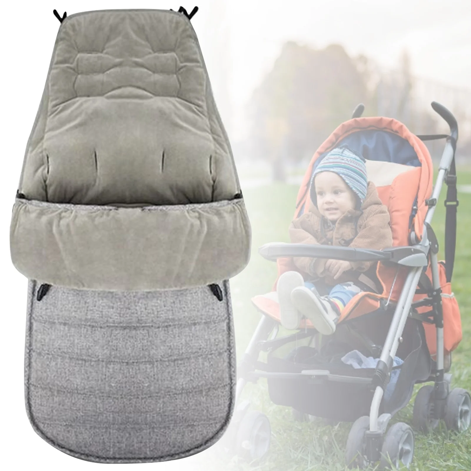 Baby Sleeping Bag Stroller Sleepsacks Outdoor Camping Lazy Bag Windshield Winter Out Windproof Fleece Warm Soft Sleeping Bag