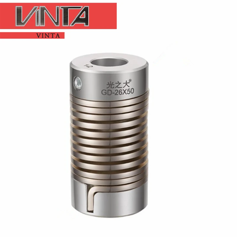 2pcs/lot GD Spring Coupling Elastic High Torque Encoder Special Elastic Coupling for engraving machine