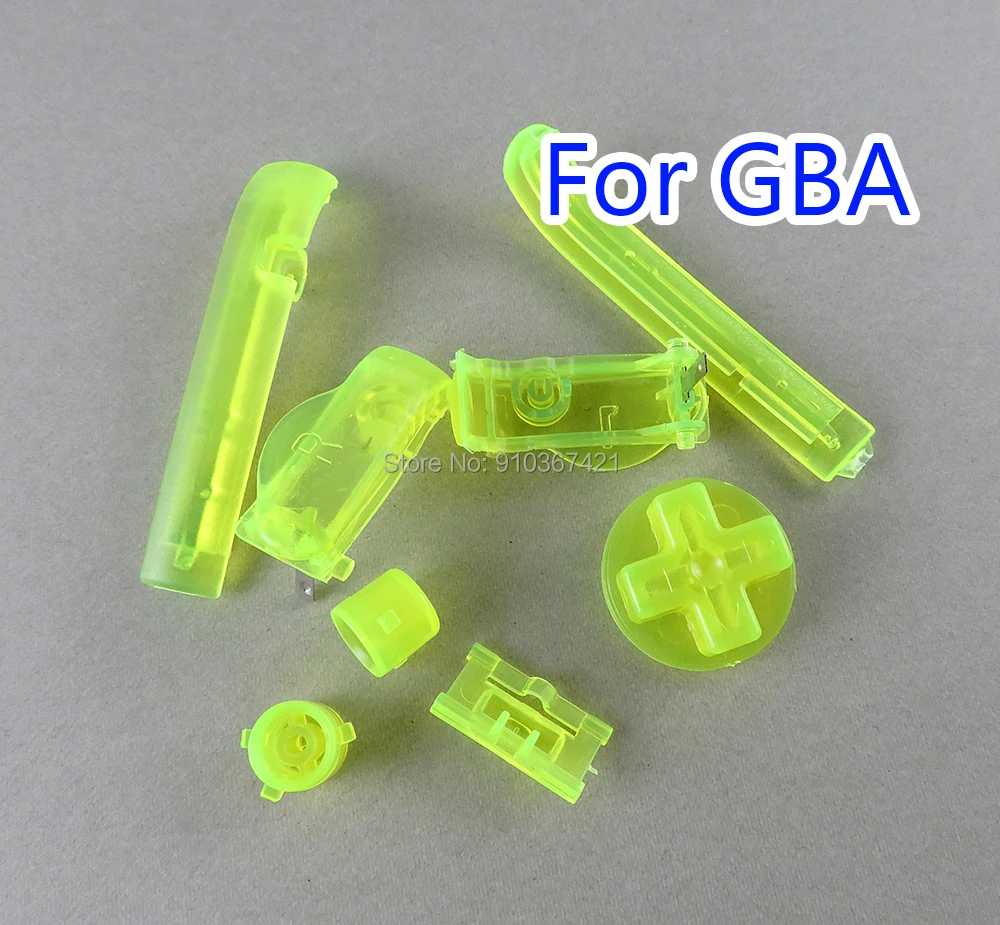 1set/lot Multi-Color L R A B Buttons Keypads For Gameboy Advance GBA Buttons Frame D Pads Power ON OFF Buttons For GBA Console