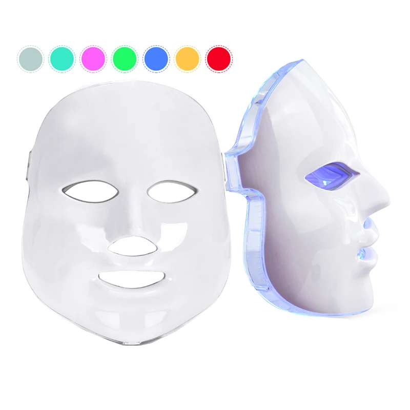 7Color LED Colorful Facial Masks Household Removal Acne Mark Skin Care Photon Rejuvenation Beauty Instrument Beauty Anti Wrinkle