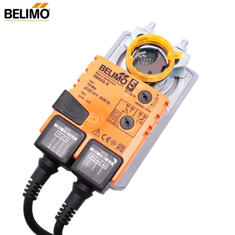 

BELIMO NM24A-S 10NM AC24V DC24V Damper Actuator for Air-Conditioning Systems with Integrated Auxiliary Switch