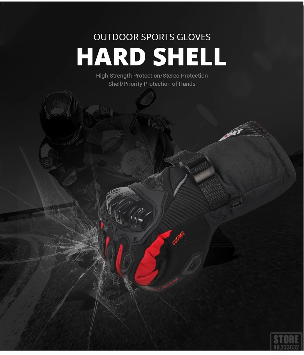 Motorrad Handschuhe Winddicht Wasserdicht Guantes Moto Männer Motorrad Reiten Handschuhe Touchscreen Moto Motocross Handschuhe Winter – Detail 7