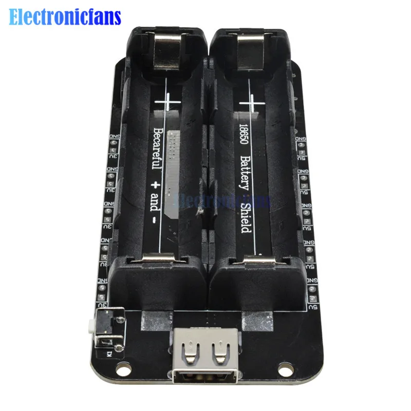 Dual 18650 Lithium-Batterie-Shield V8 Micro-USB-Powerbank-Modul 3V1A 5V 3A für Raspberry Pi Wifi ESP8266 ESP32 Ladevorrichtung – Detail 6