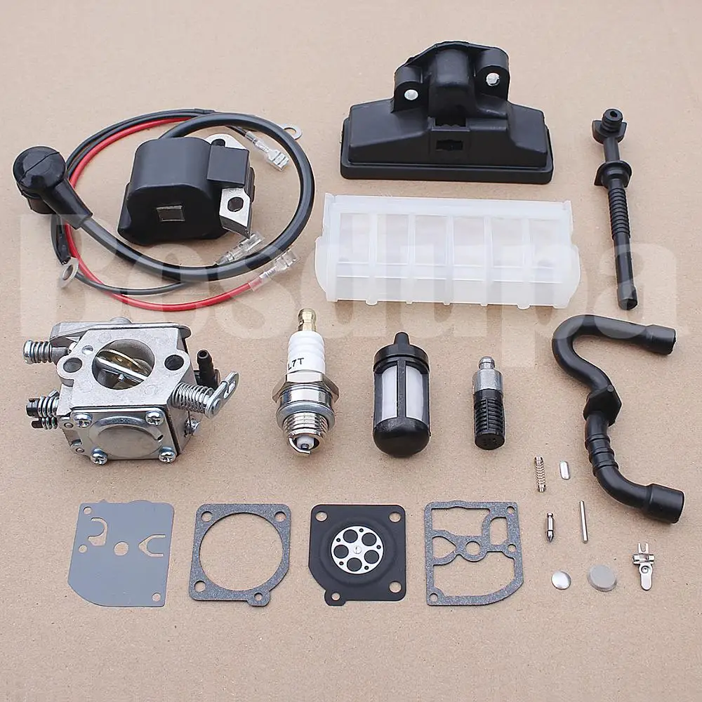Imagem -06 - Filtro de Combustível para Bobina de Ignição do Carburador para Motosserra Stihl 021 023 025 Ms250 Ms210 Ms230 1123 120 1651 Kit de Reparo de Carb