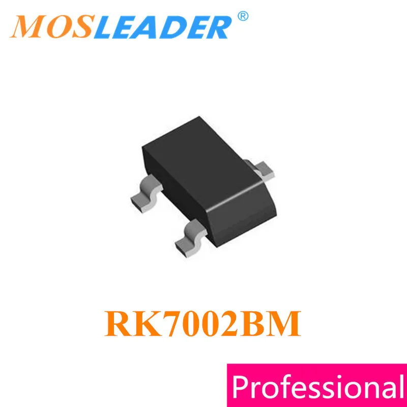 

Mosleader RK7002BM T116 SOT23 3000PCS RK7002BMT116 60A 0.25A 2.5V Drive N-Channel MOSFET High quality