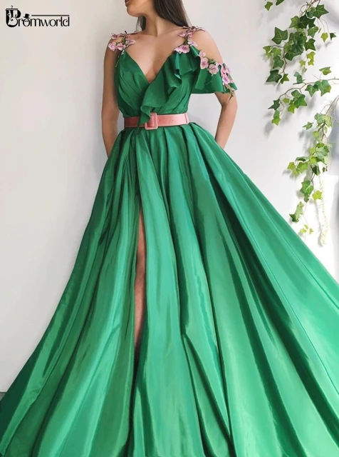 Green prom gown outlet