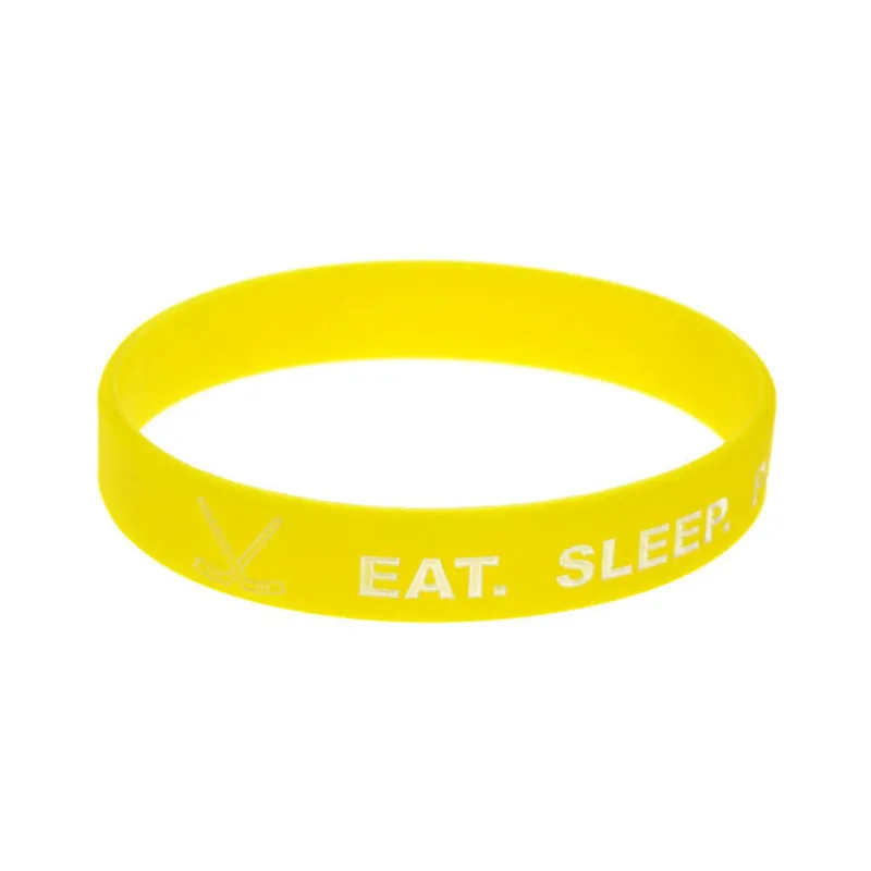 1 Stück/5 Stück „Eat Sleep And Play“ Silikon-Armband, Partygeschenk, Gummi-Armband, Erwachsenengröße – Detail 8