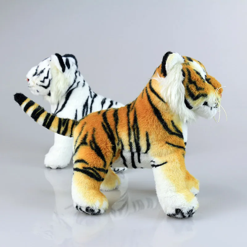 Lovely Small Tiger Plush Toy 20x18cm Standing Soft Cotton Doll Baby Gift Christmas B1296