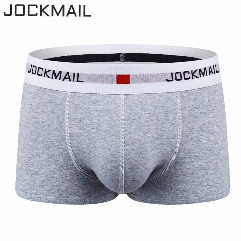 JOCKMAIL 2020 New Sexy Underwear Men Boxer Cueca Gay Male Panties Cotton breathab Men Underpants Pouch Shorts  For Dropshipping