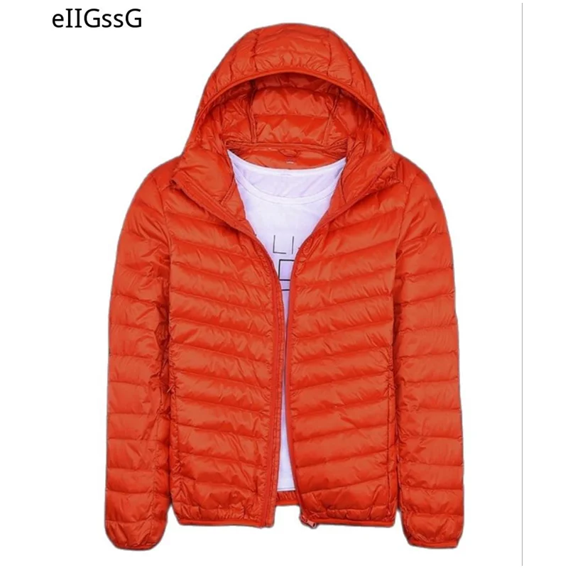 men down jacket Spring Autumn men down coat short down coat light down outerwear ORANGE BLUE GRAY BLACK M L XL 2XL 3XL 4XL 5XL