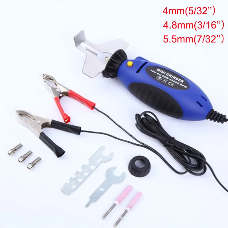 

12V Chainsaw Chain Sharpener Grinder File Set Tool Electric Hand Saw Folding Saw Chain Accessories Garden Knife Sharpener Kit