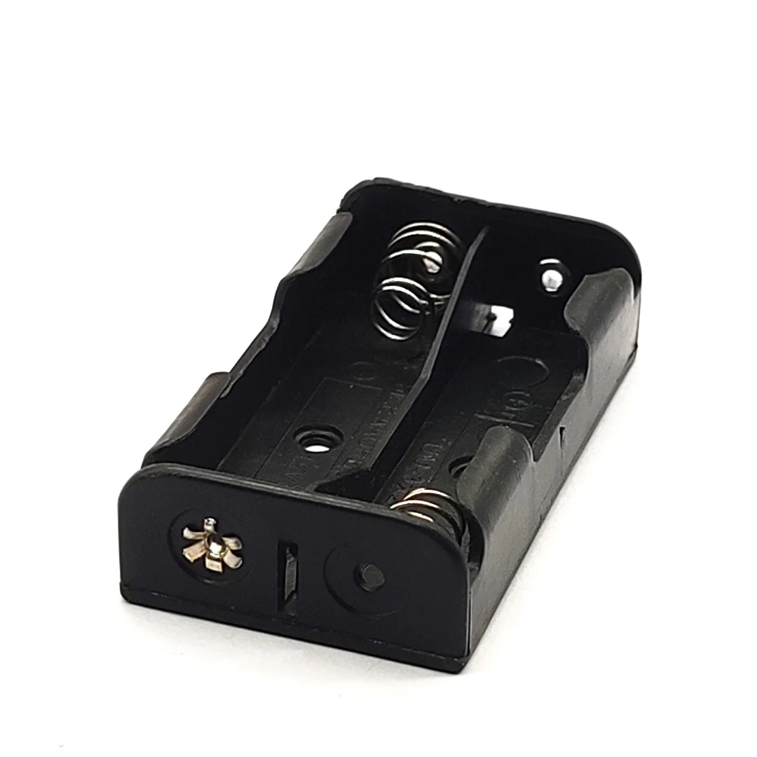 2*AA 3V Battery Holder AA Storage Box Case With 9V Positive& Negative Buckle Terminal AA Battery Box