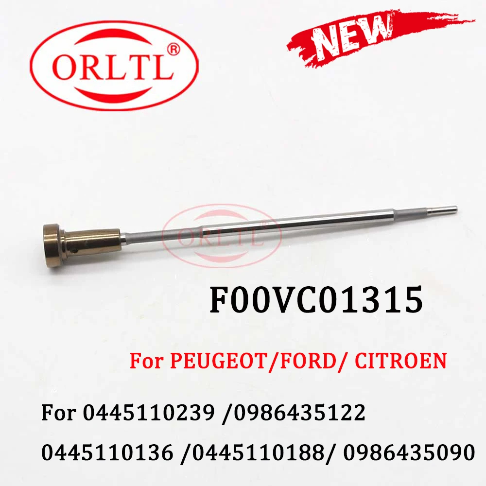 ORLTL F00VC01315 Diesel Injector Valve F 00V C01 315 Nozzle Valve F00V C01 315 0445110239 0986435122 0445110136 0445110188