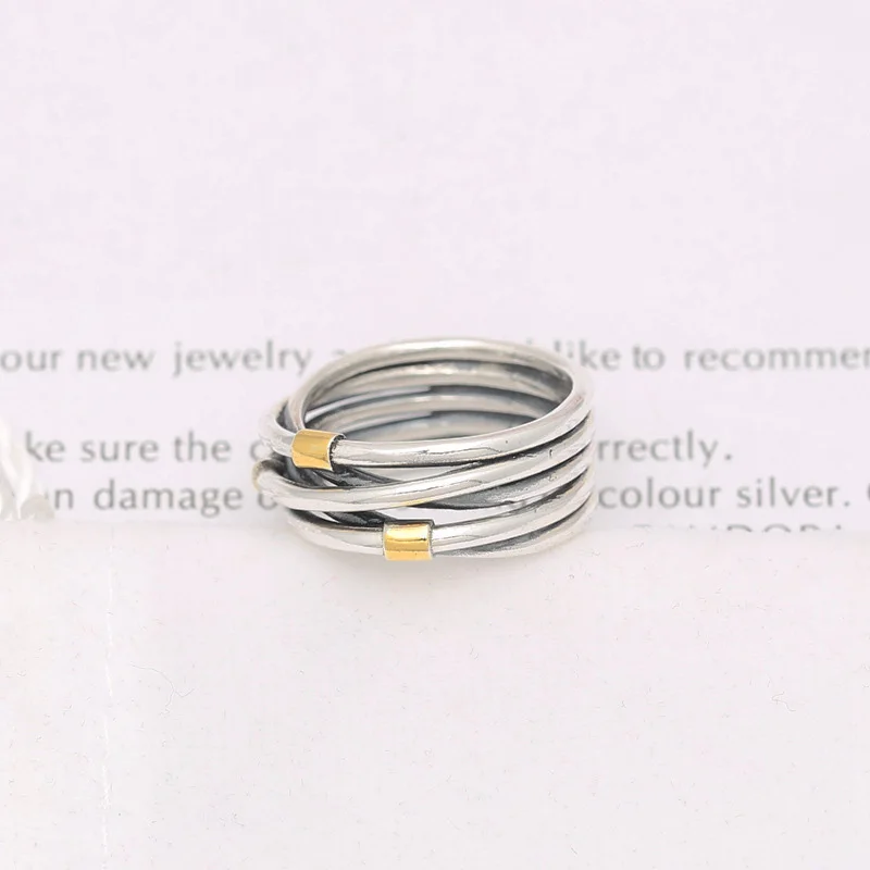 S925 Silver Eternity Entwined Rose Rope Bands Rings For Women Wedding Party Gift fit Lady Fine Jewelry