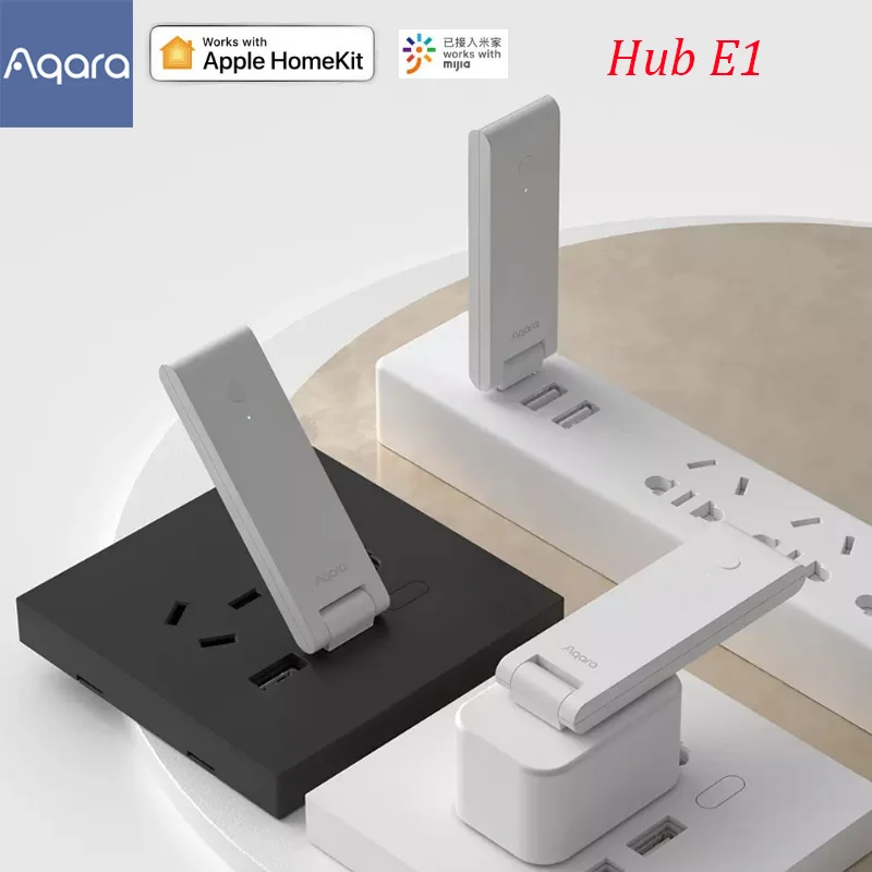 Aqara E1 Zigbee Hub USB Smart Gateway Aqara Hub Wireless Zigbee Connect Remote For Xiaomi MIHOME Mijia APP Apple Homekit