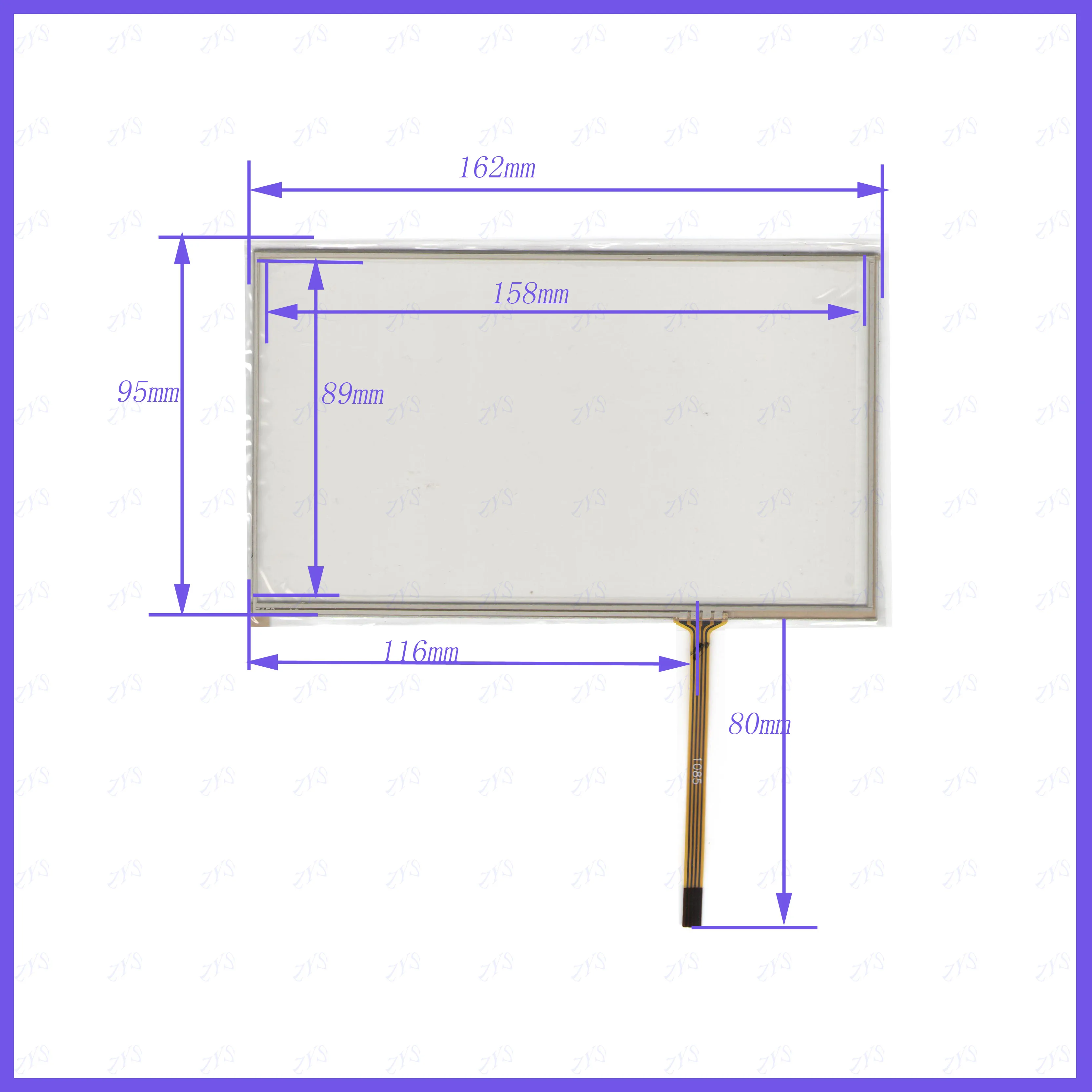 

ZhiYuSun 7125 5PCS/LOT this is compatible Contact point up 7inch HLDTP2706 Touch sensor glass Resistance screen HLD-TP-2706