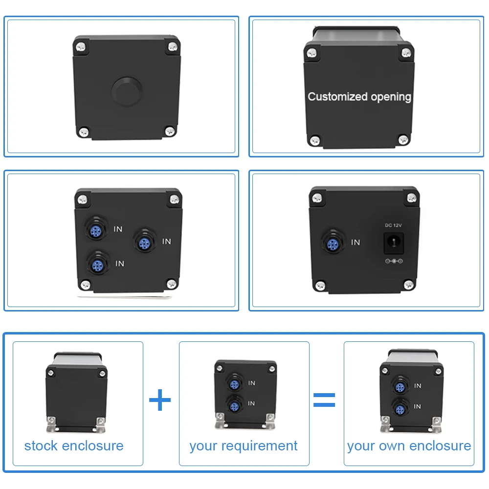 Waterproof Enclosure Wire Box Electronic ip68 Outdoor Junction Box Project Instrument Case Electrical Housing M01 60*60mm