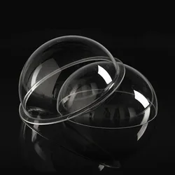Semi-Round Acrylic Ball Dust Cover Plastic Display Capsule Clear Half Round Cup
