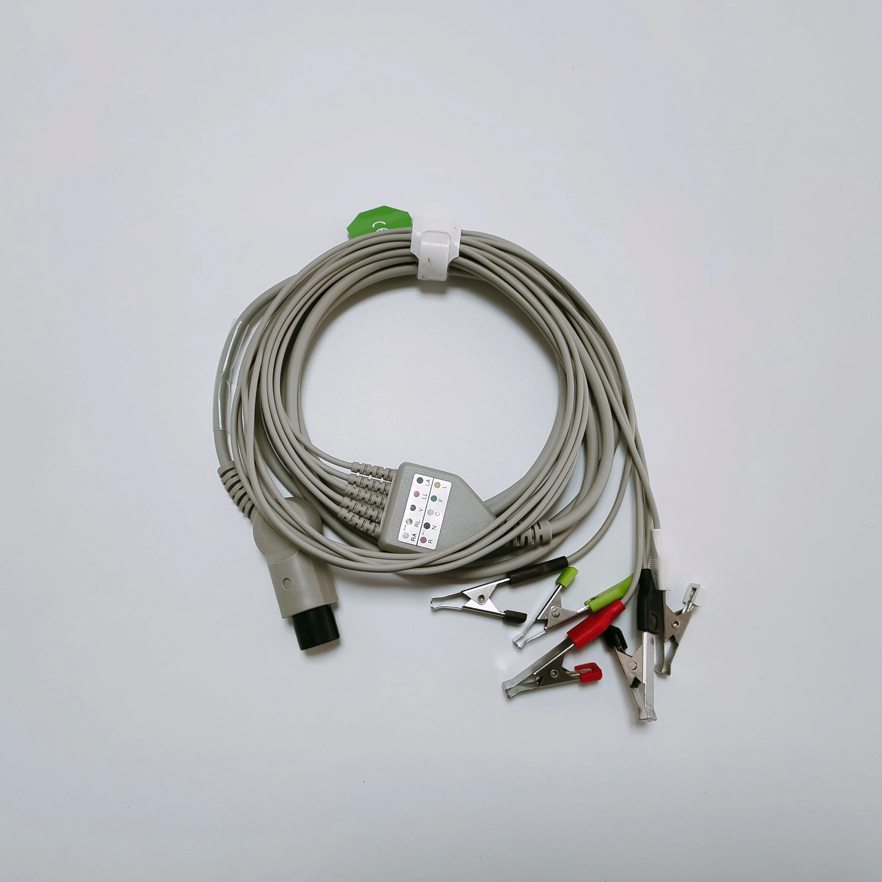 All-in-one Clip-on ECG Lead Cable For Pet Veterinary Monitors 3  5 Leads