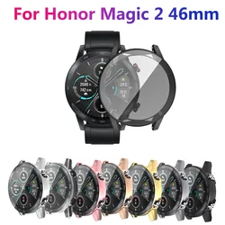 Custodia protettiva all-inclusive in tpu elettrolitico per Huawei Honor Magic watch 2 custodia morbida in tpu 46mm orologio antifrizione