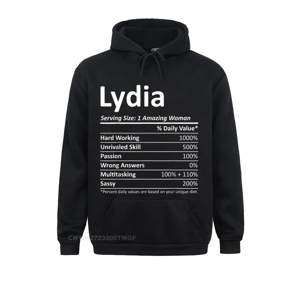 LYDIA Nutrition Personalized Name Funny Christmas Idea Oversized Hoodie Funny Hoodies for Men Streetwear Normal Oversized