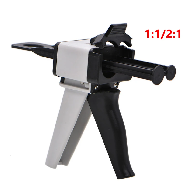 Dental Impression Mixing Dispensing Gun Universal Dispenser Gun 1:1 /1:2 Silicon Rubber Dispenser Gun 10:1 Dentist Tools