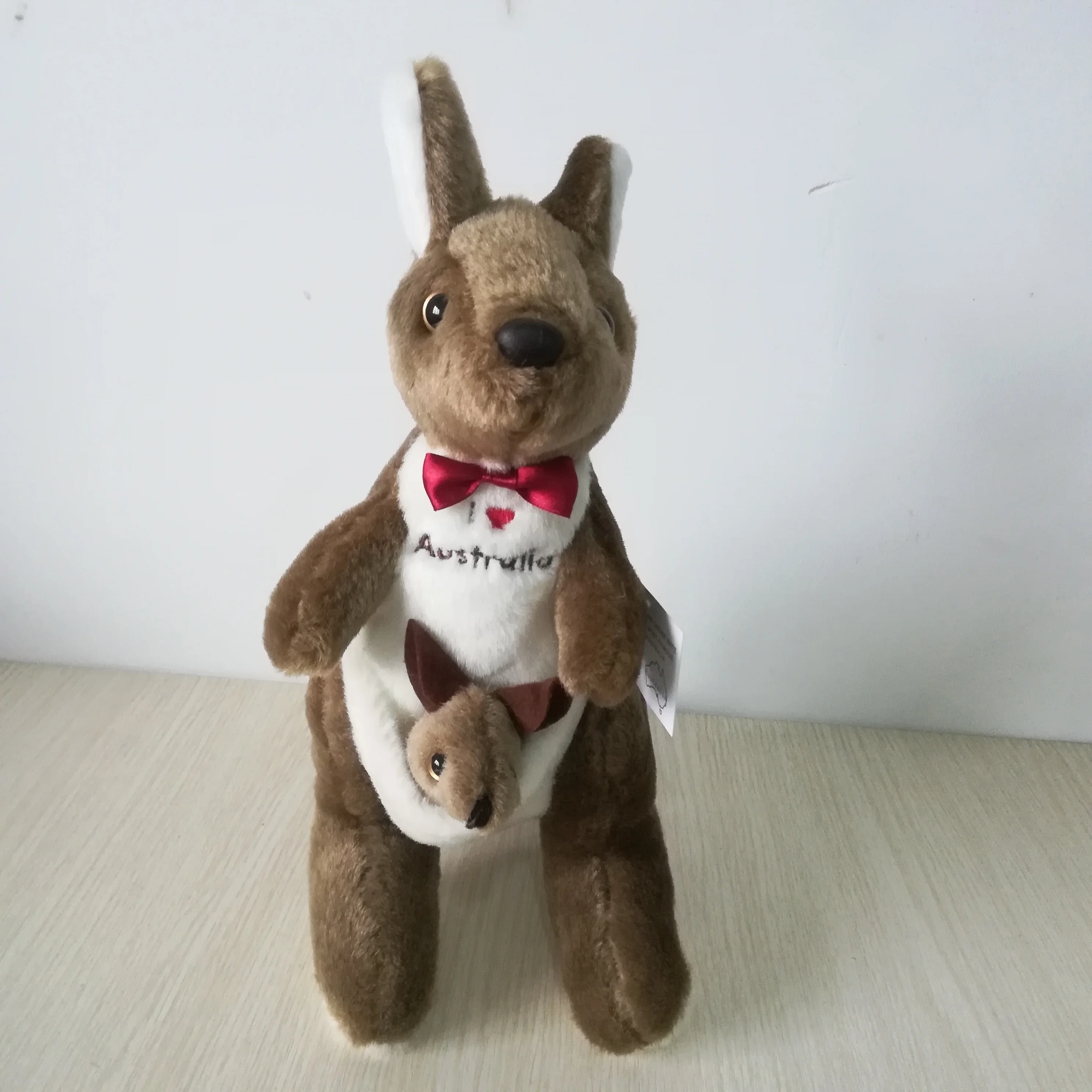 about 30cm lovely kangaroo plush toy I love Australia kangaroo soft doll birthday gift h2063