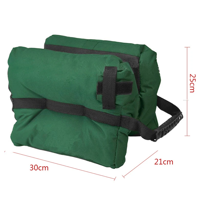 Tactical Sniper Shooting Front Rear Bag Target Stand Rifle Support Sandbag Bench Unfilled Outdoor Case Hunting Gun Rest Pouch