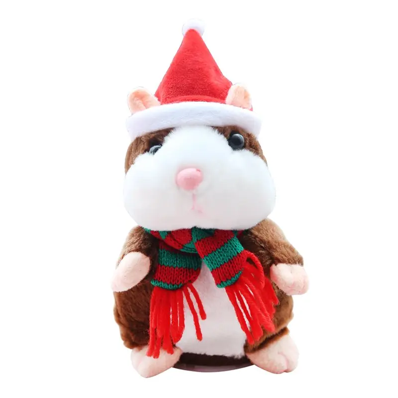 Talking Hamster Sound Record Plush Doll Toys Mouse Pet Plush Hamster Talking Doll Stuffed Toys Children Kids Toys Birthday Gift