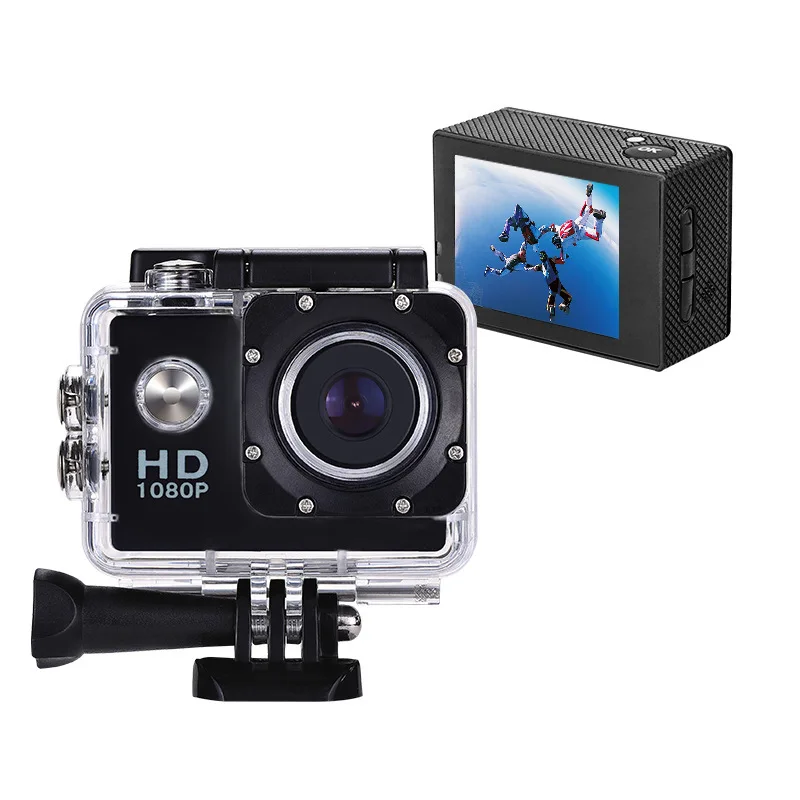 Action Camera Underwater Waterproof Helmet Video Recording Cameras Sport Cam HD 1080P wide-angle lens Car Driving Recorder