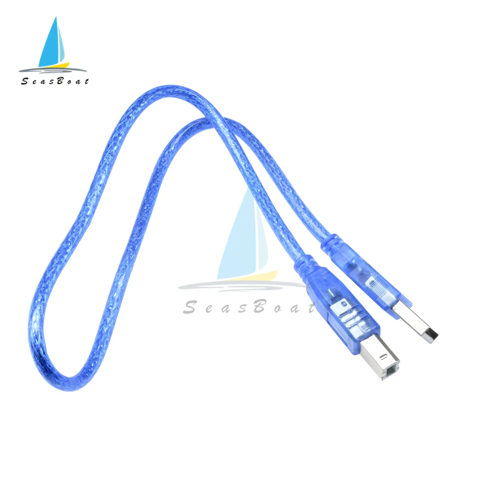 30cm/50cm/100cm USB Cable Mega 2560 R3/ ADK USB-A to USB-B for arduino