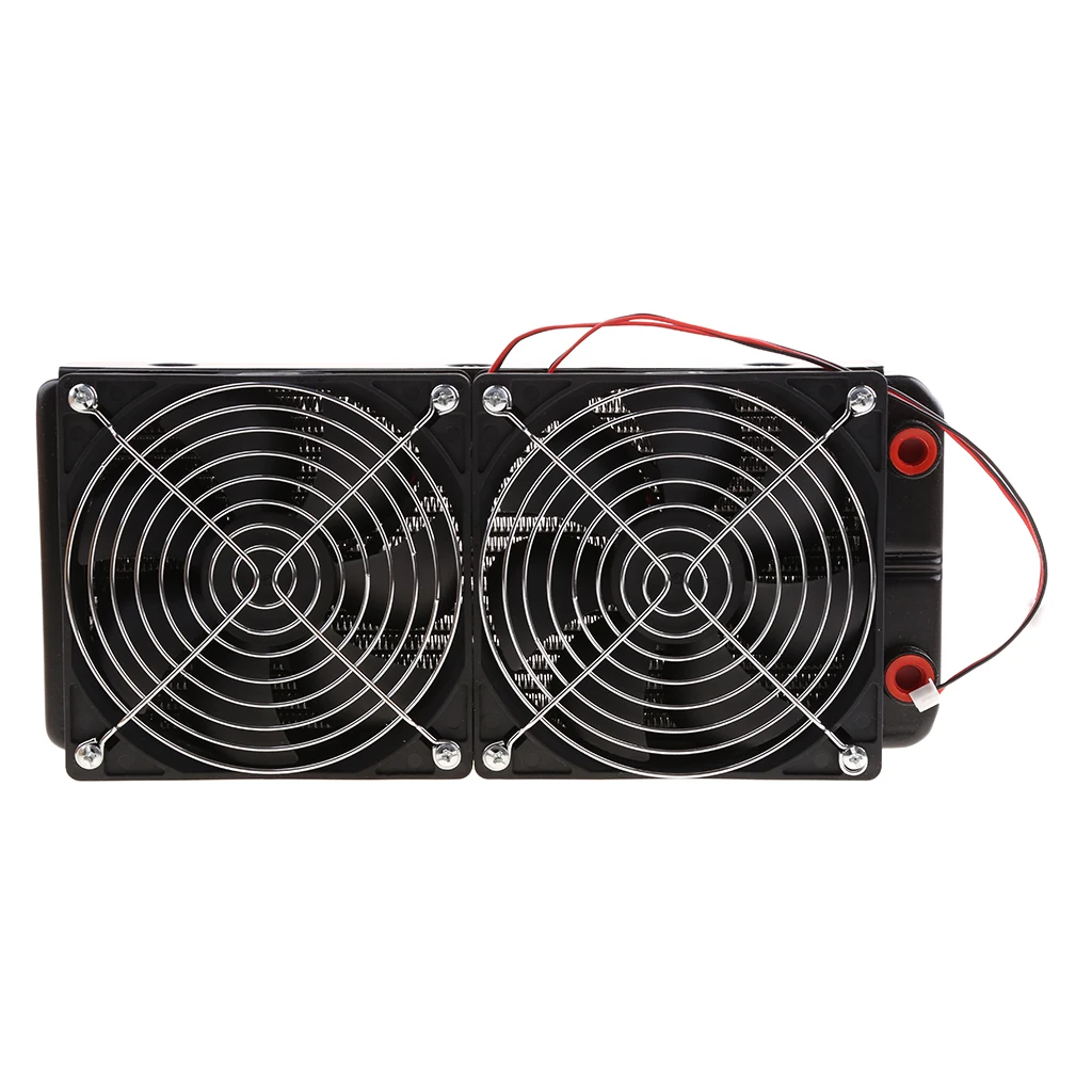 

G1/4 240mm Computer Desktop Water Cooling 2 Fans Radiator Aluminum Thick 60mm