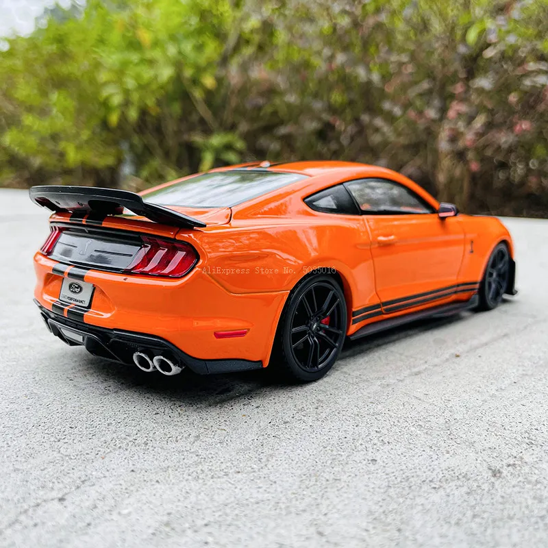 Maisto 1:24 Новая модель автомобиля Ford 2020 Mustang Shelby GT500 из сплава, коллекция украшений ручной работы, игрушечный инструмент, подарок,