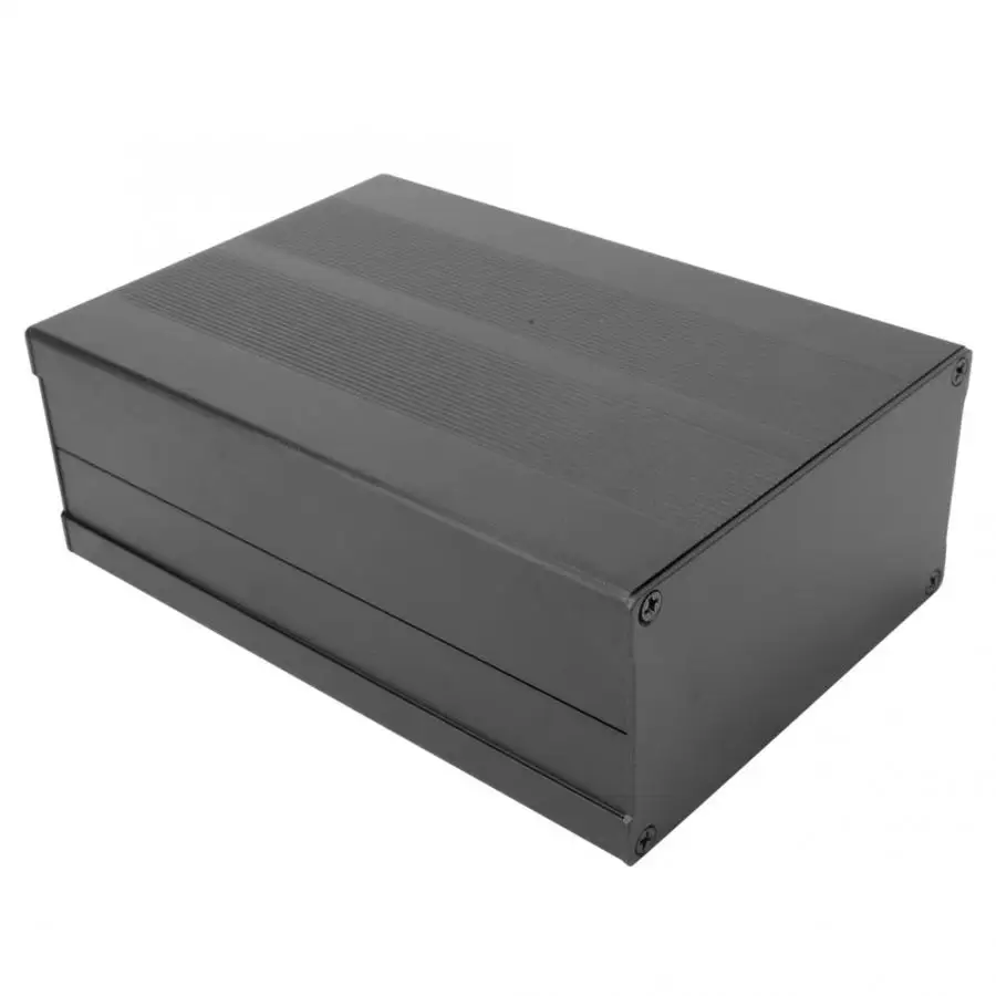 Aluminum Cooling Box Enclosure Electronic DIY Circuit Board Project Aluminum Box Cooling Case 55 x 106 x 150mm Heat Dissipating