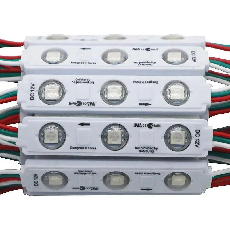 1.5W/Chip DC 12V WS2811 RGB LED Pixel Light Module IP68 waterproof LED Lighting Full Color christmas Light