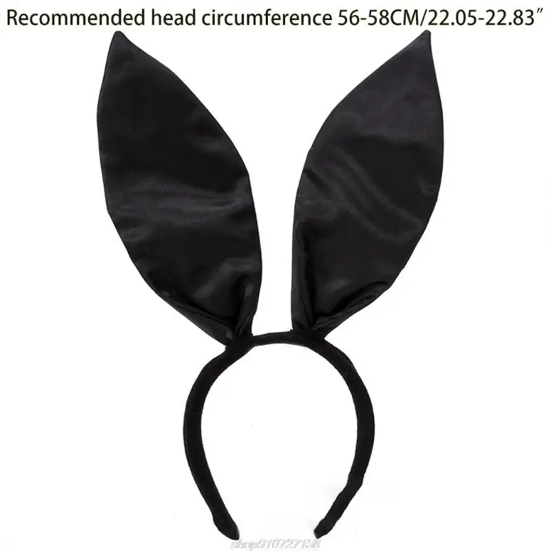 Comfortable Rabbits Costume Set Including Rabbits Ear Headbands for Halloween Fun Party Washing Face Ears Headbands Dropship