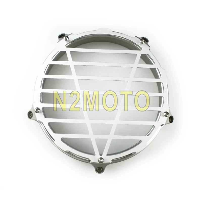 

1 X Motorcycle 7" Headlight Headlamp Bezel Trim Cover Silver Aluminum Guards For BMW BMW R nine T 14-19 R Nine T Scrambler 14-17