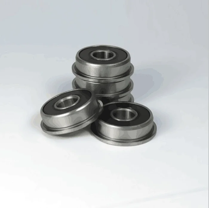 100pcs Flange Bearing F695-2RS F695RS F695 2RS 5x13x4 mm Rubber Sealed flanged deep groove ball bearings 5*13*4 mm