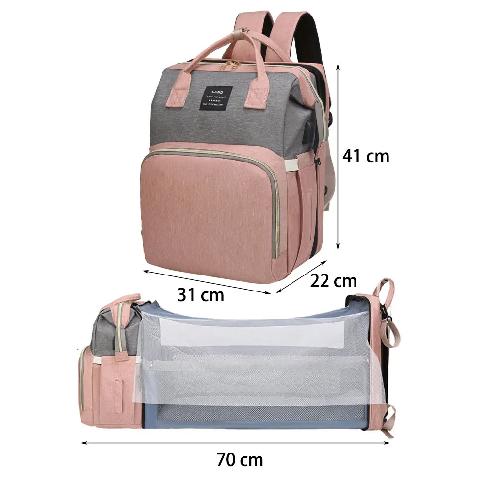 Bolsas de gran capacidad para el cuidado de pañales para madres, mochilas de viaje para madres, bolsos de maternidad para mujeres embarazadas,