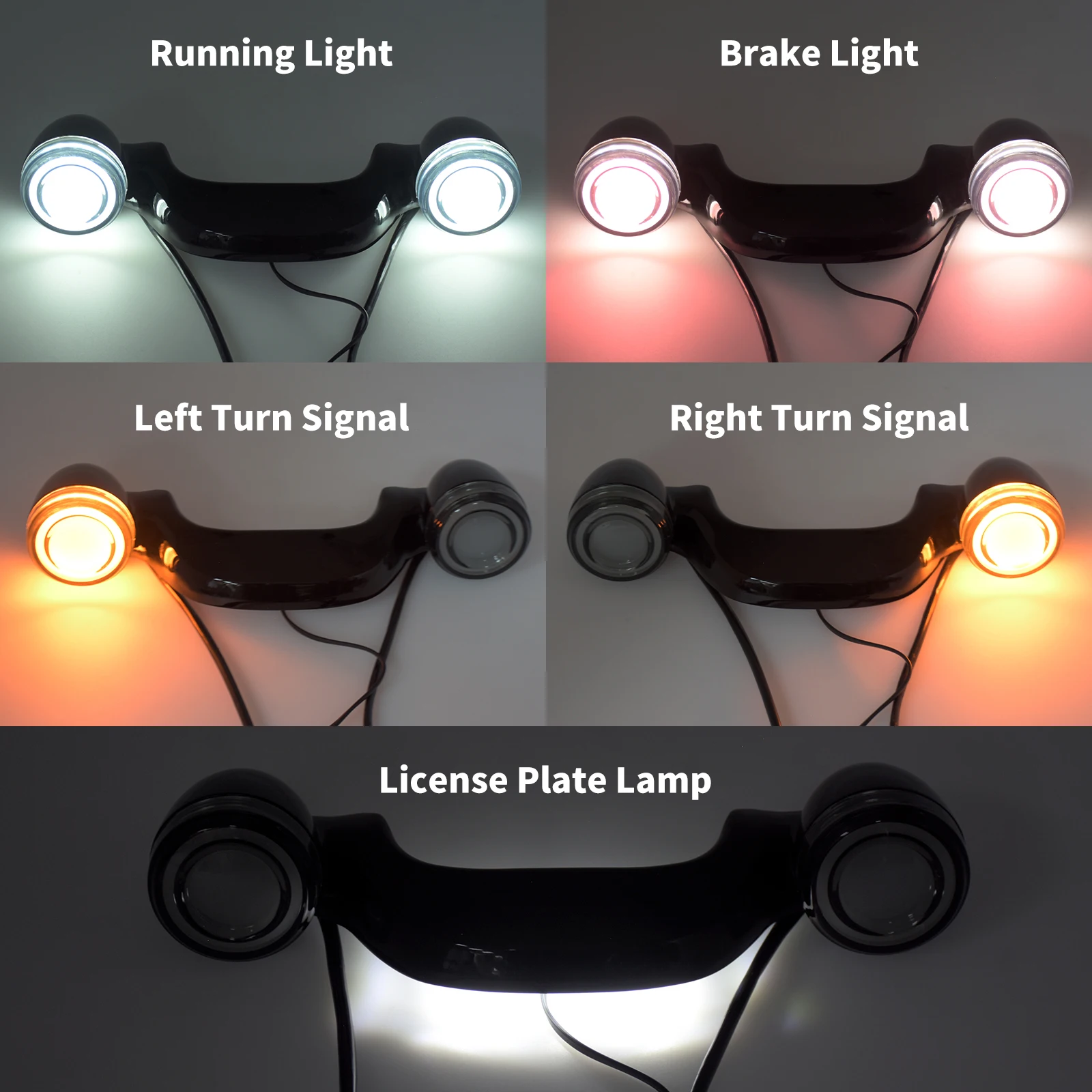 Tylny kierunkowskaz LED do motocykli Harley Touring Electra Road Street Glide FLHX 2010-2021 — zdjęcie 3