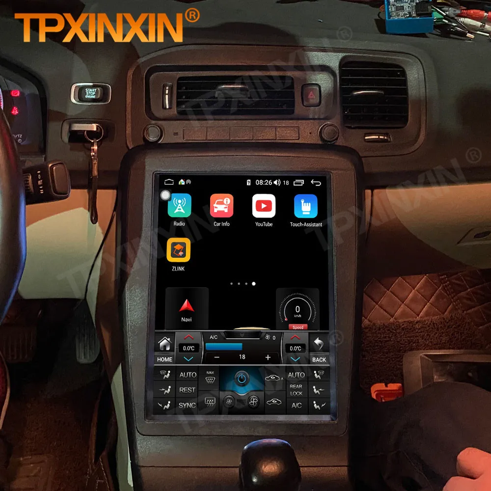 

8 + 256 ГБ Android 14 Carplay Radio Coche с BT 5.0 для Volvo S60 V60 2011 2012 2013 2014 2015 2016-2018 автомобильная мультимедиа