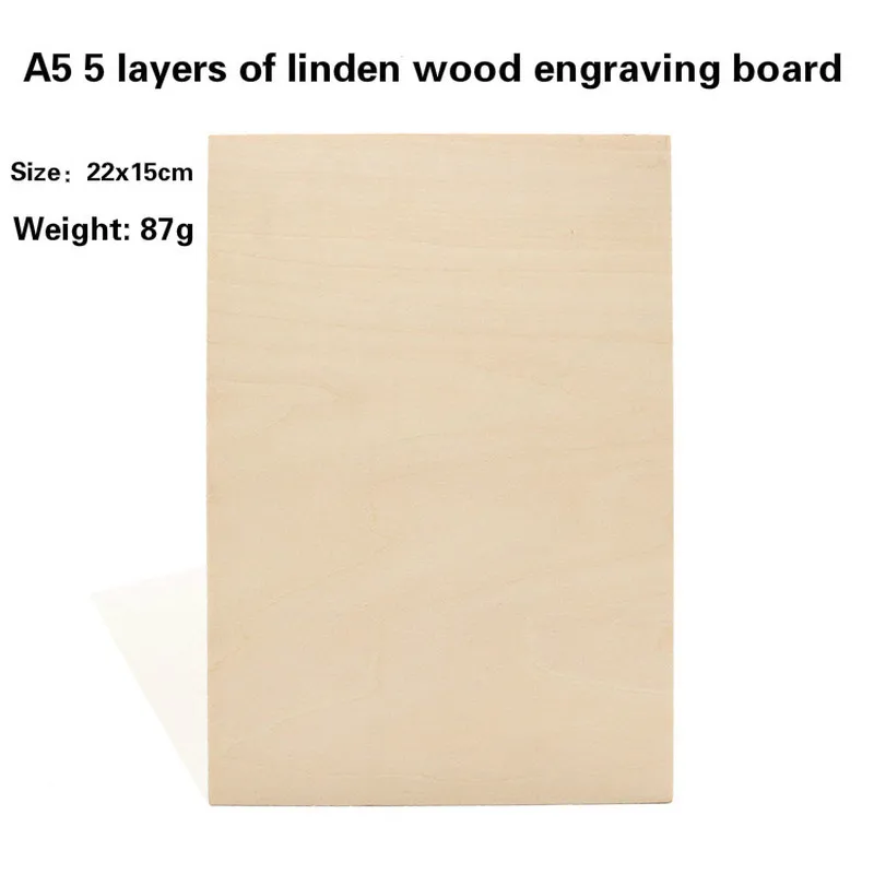 NEW Unfinished Wood Plate Blank Board A3/A5 8K/32K Rectangle Artboard for DIY Painting Crafts Student Sketchpad 45X30cm 22X15cm