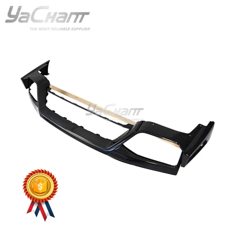 

Car-Styling Carbon Fiber Rear Lip Diffuser with Valance Garnish Strip 2017-2020 R35 EBA OEM Style Lip Diffuser w/ Strip
