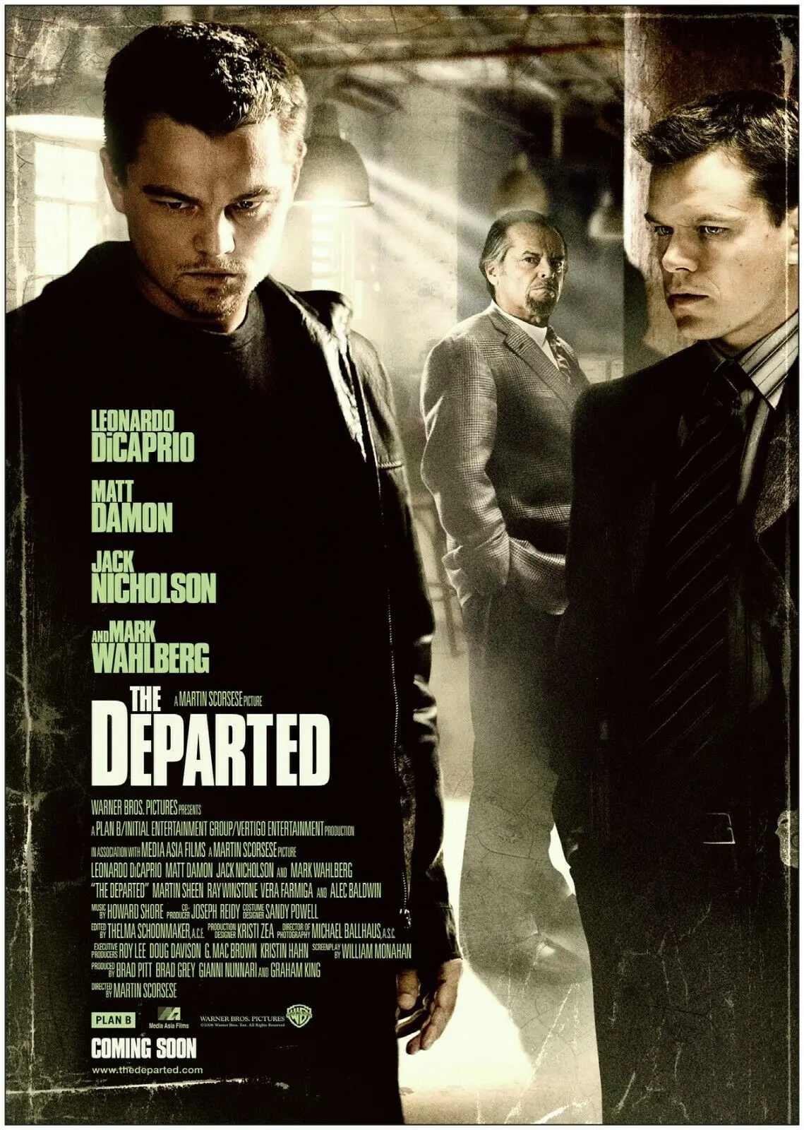 The Departed Classic Movie Art Home Room Art Wall Silk Print Poster