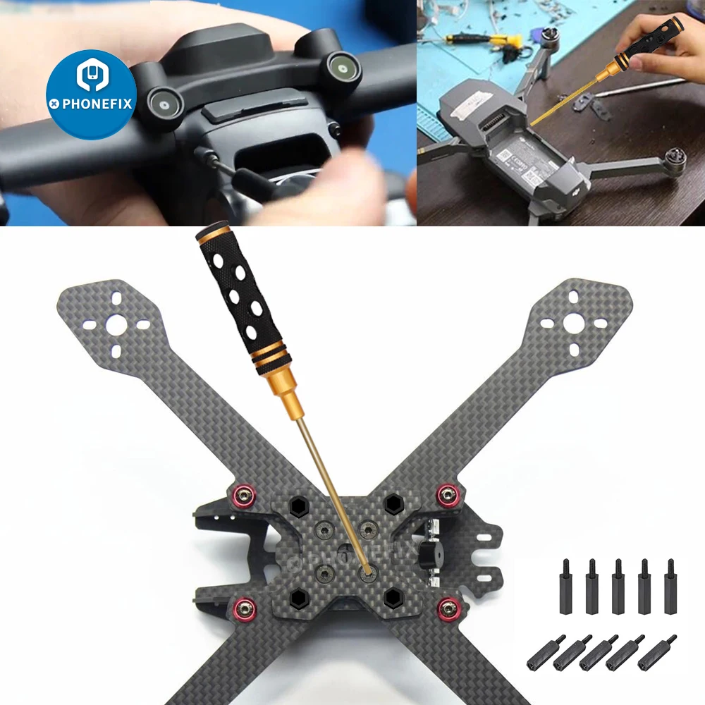 16 in 1 cacciavite a testa esagonale modellazione strumenti per aereo RC FPV Drone accessori RC elicottero cacciavite