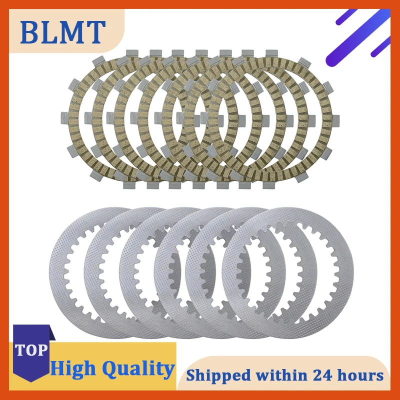 

13 Pcs Motorcycle Engine Parts Clutch Friction Plates Kit & steel plates For Loncin LX300 LX 300 Voge 300