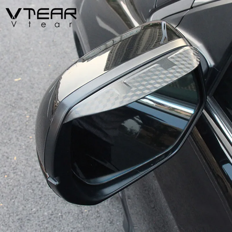 Vtear-visera de espejo retrovisor lateral para coche, visera de cejas para lluvia, parasol, protector de nieve, accesorios para automóviles para Volvo XC60