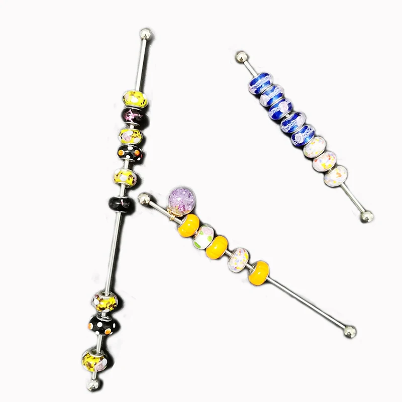 3mm 2mm Charm Beads Storage Rod for Sorting Charms Pandora E Series Bracelet Beads Holder Trollbeads Accessories Organizer Shaft