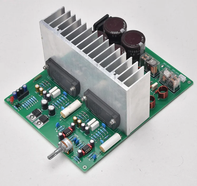 Assembeld High Power Dual STK415-130E Power Amplifier Board 300W +300W