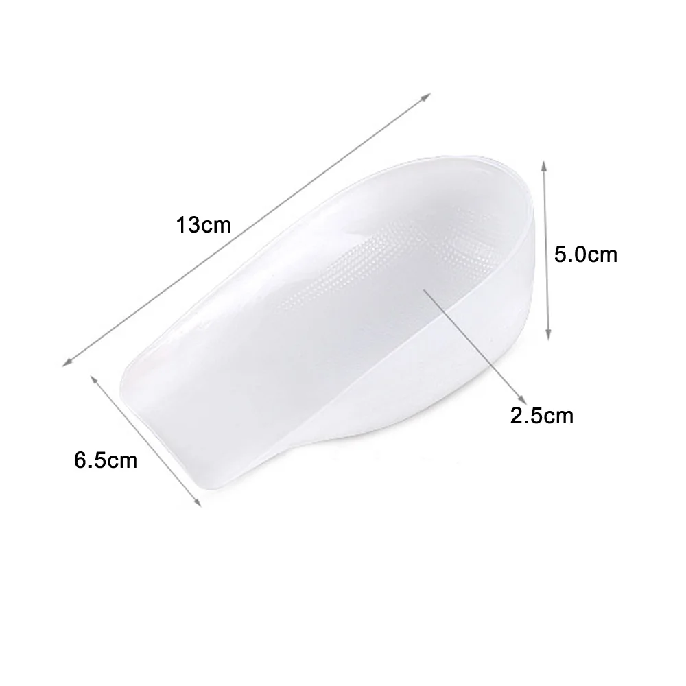 1Pair Silicone Unisex Height Increase Insole Heel Lifting Inserts Shoe Foot Care Protector Elastic Cushion Arch Support Pad